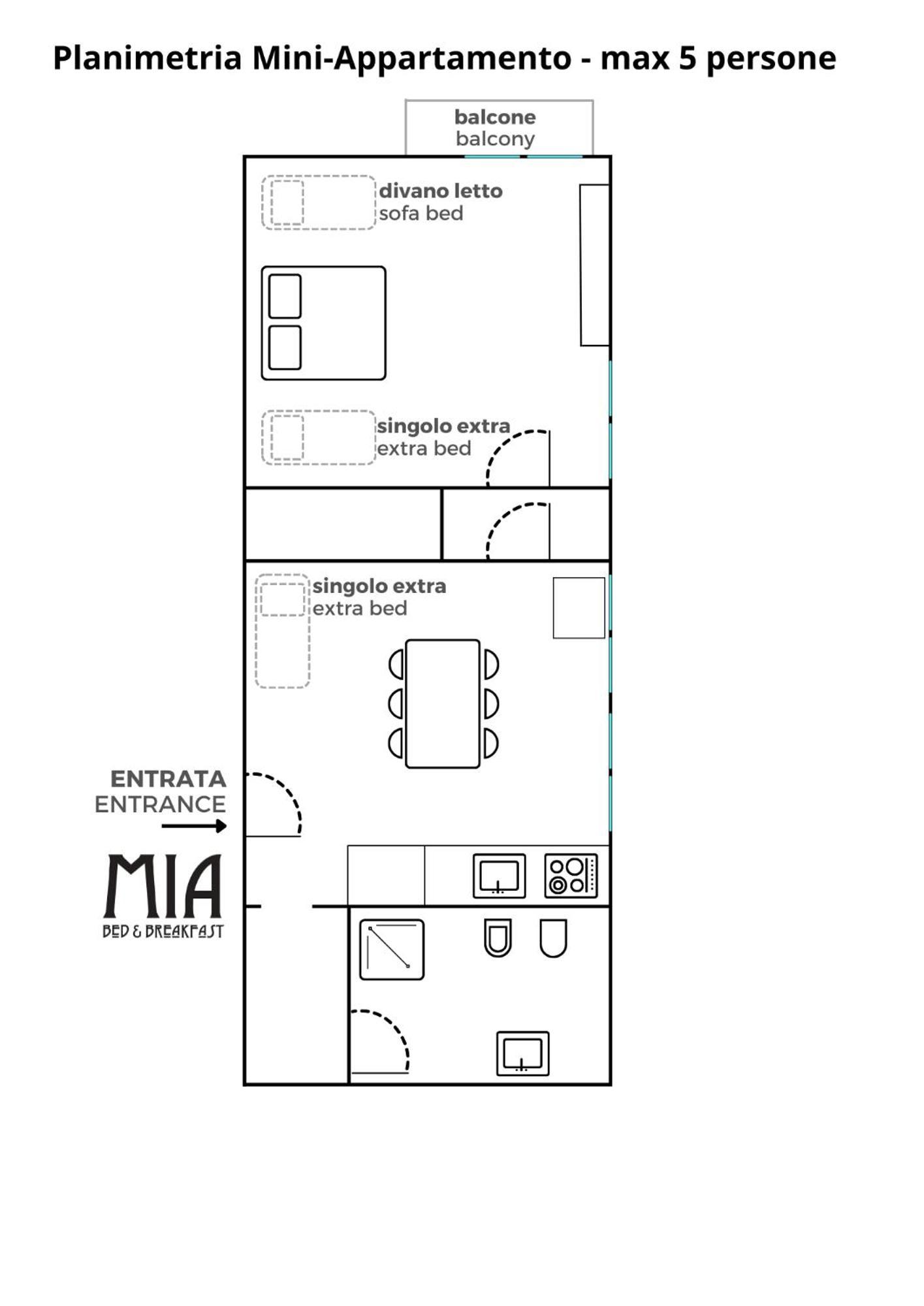 Casa Mia - No Reception Bed & Breakfast Тренто Екстериор снимка